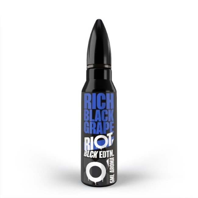 RIOT LABS LIQUIDS Riot Squad - Black Edition - Rich Black Grape - 5ml Aroma