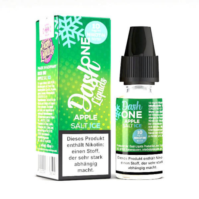 DASH LIQUIDS Dash One Nikotinsalz - Apple Ice  10ml