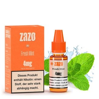 ZAZO 10 ml E-Zigaretten Liquid von ZAZO Classics-Fresh Mint