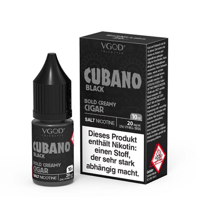 VGOD VGOD SALTNIC CBNO Black Nikotinsalz Liquid 10 ml