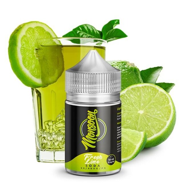 MONSOON MonSoon -Fresh Lime Soda 0mg/ml 50ml