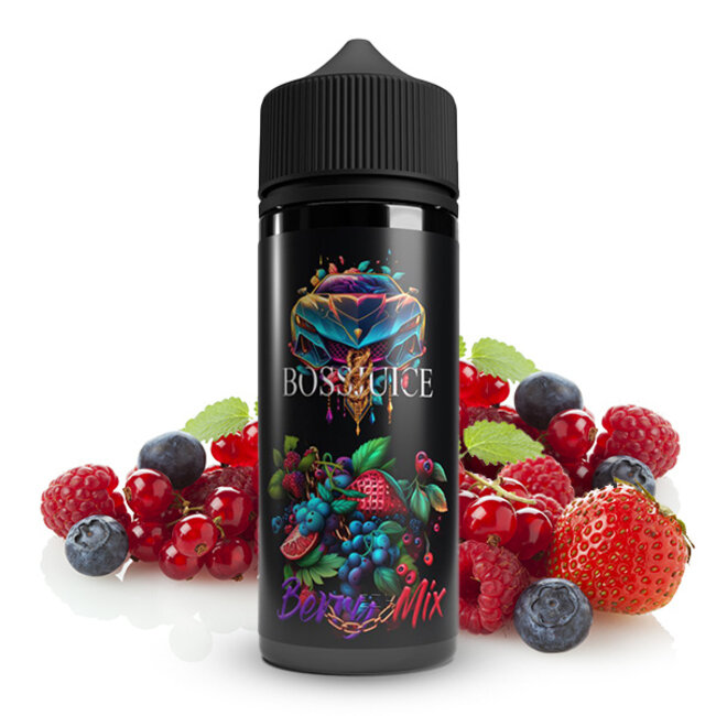 BossJuice Bossjuice - Berry Mix 10ml Aroma in 120ml Chubby Flasche