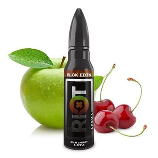 RIOT LABS LIQUIDS *NEU* Riot Squad - Black Edition - Sour Cherry & Apple - 15ml Aroma (Longfill)