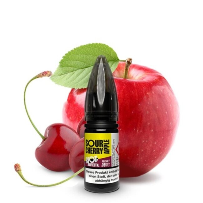RIOT LABS LIQUIDS RIOT SQUAD BAR EDITION Sour Cherry Apple Nikotinsalz Liquid 10 ml