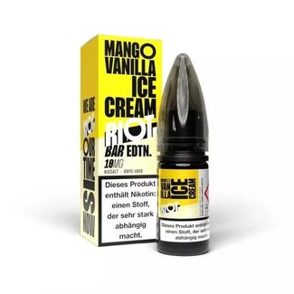 RIOT LABS LIQUIDS RIOT SQUAD BAR EDITION Mango Vanilla Ice Cream Nikotinsalz Liquid 10 ml