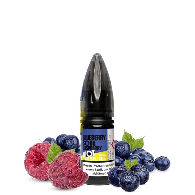 RIOT LABS LIQUIDS RIOT SQUAD BAR EDITION Blueberry Sour Raspberry Nikotinsalz Liquid 10 ml