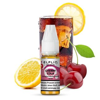 Elf Bar ELFBAR ELFLIQ Cherry Cola Nic Salts - 10ml