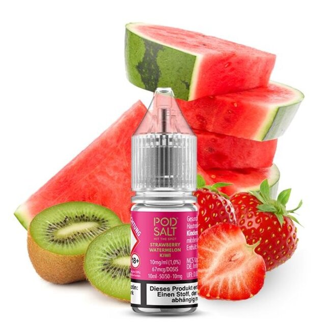 POD SALT POD SALT XTRA -Strawberry Watermelon Kiwi Nikotinsalz Liquid 10 ml