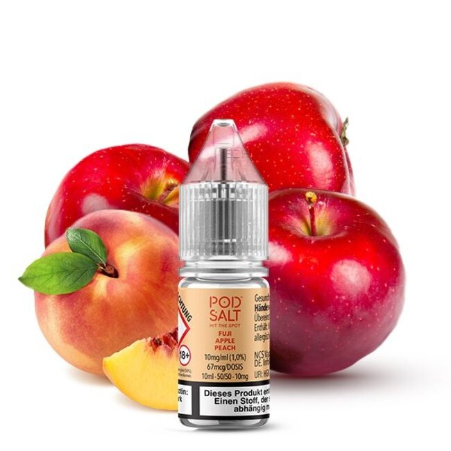 POD SALT POD SALT X Fuji  Apple Peach Nikotinsalz Liquid 10ml