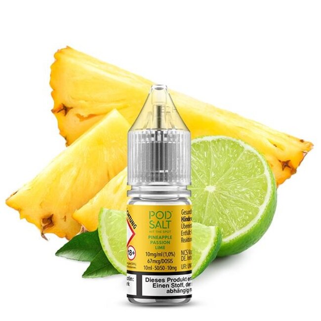 POD SALT POD SALT XTRA Pineapple Passion Lime Nikotinsalz Liquid 10 ml