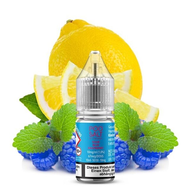 POD SALT POD SALT XTRA Sour Blue Raspberry Nikotinsalz Liquid 10 ml