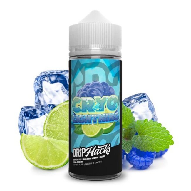 DRIP HACKS Drip Hacks -  Cryo Lightning  10 ml / 120 ml Hackshot Longfill