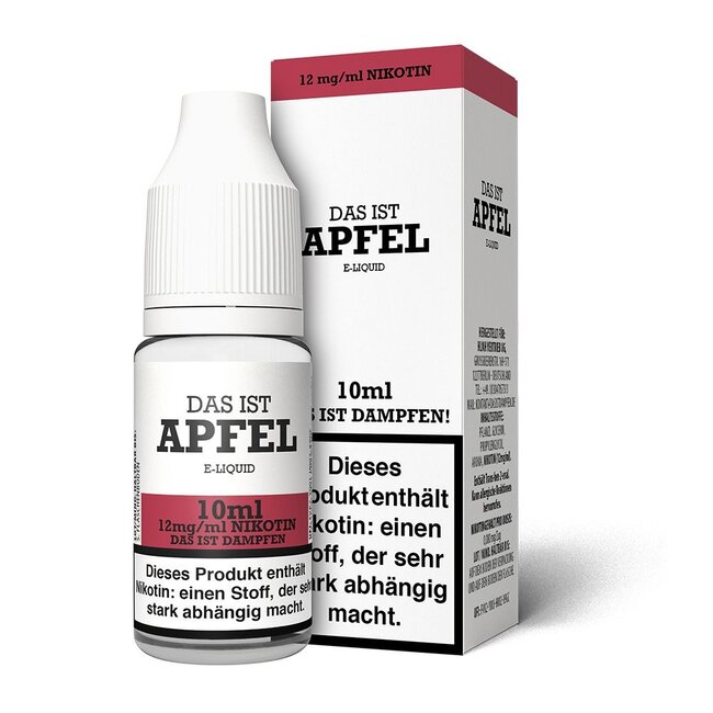 Das ist Dampfen Das ist Dampfen -  Apfel  Liquid  10ml