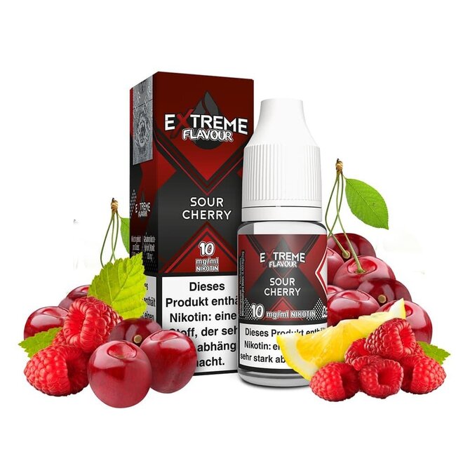 Extreme Flavours Extreme Flavours Hybrid 10ml Liquid - Cherry Sour