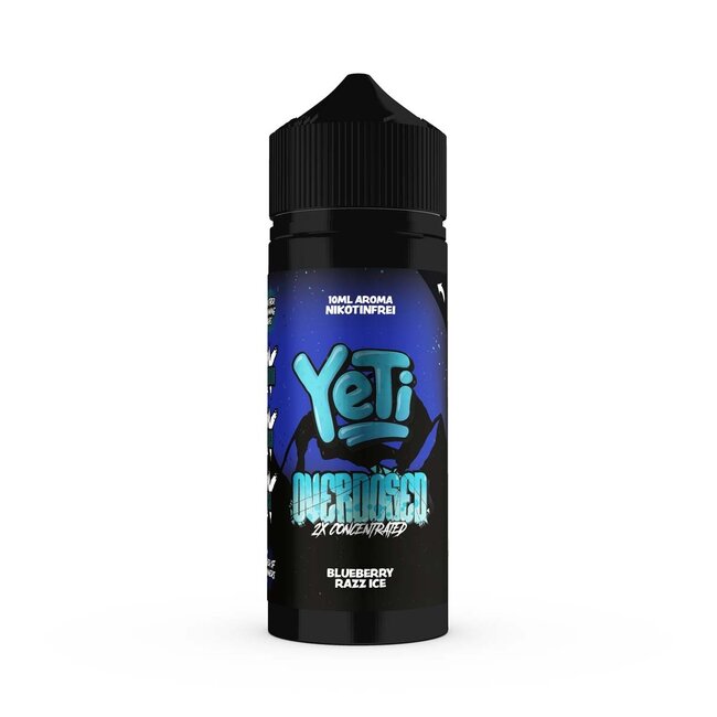 YETI Blueberry Razz Ice 10ml Longfill Aroma by YeTi Overdosed