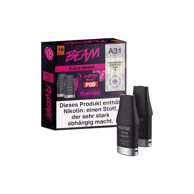 Revoltage Revoltage Beam 2ml Prefilled Pods 2er Pack  0mg oder 20mg  Nikotin