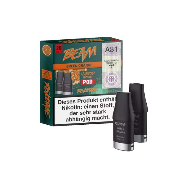 Revoltage Revoltage Beam 2ml Prefilled Pods 2er Pack  0mg oder 20mg  Nikotin