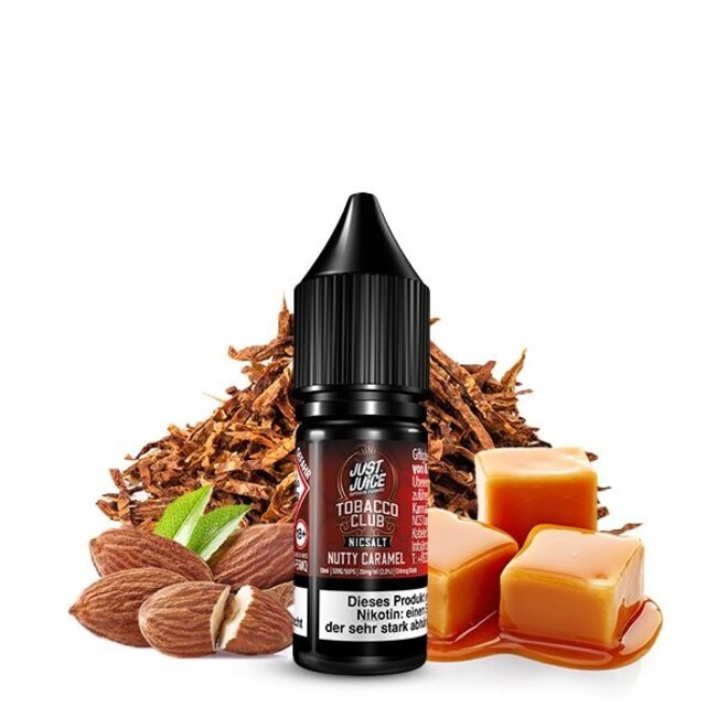 JUST JUICE JUST JUICE Nutty Caramel Tobacco Nikotinsalz Liquid 10 ml