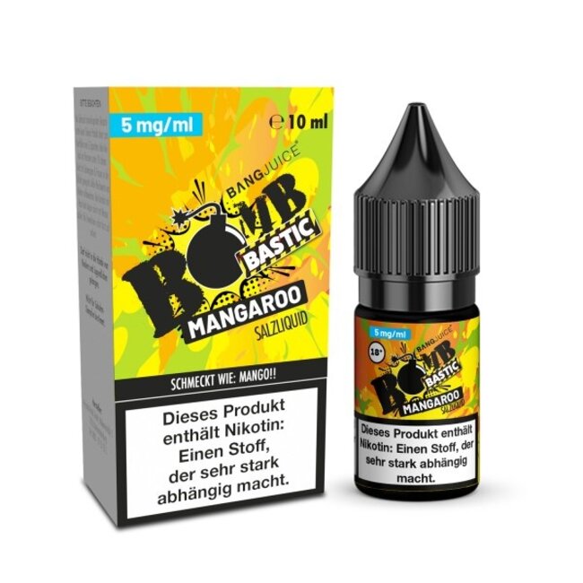 BangJuice® Bang Juice BOMBBASTIC Hybrid-Nikotinsalz-Mangaroo (5,10 oder 20mg/ml)