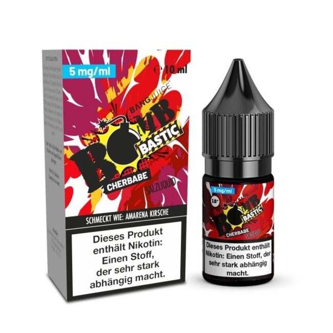 BangJuice® Bang Juice BOMBBASTIC Hybrid-Nikotinsalz-Cherbabe (5,10 oder 20mg/ml)