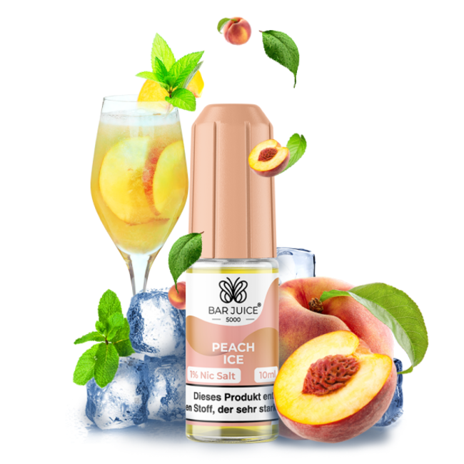 Bar Juice 5000 Peach Ice- Bar Juice 5000 Nikotinsalz