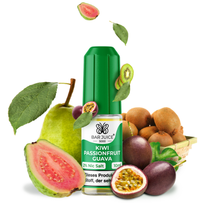 Bar Juice Kiwi Passionfruit Guava - Bar Juice 5000 Nikotinsalz