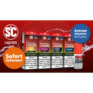SILVER CONCEPT SC RED LINE Probierbox  Nikotinsalz Liquid