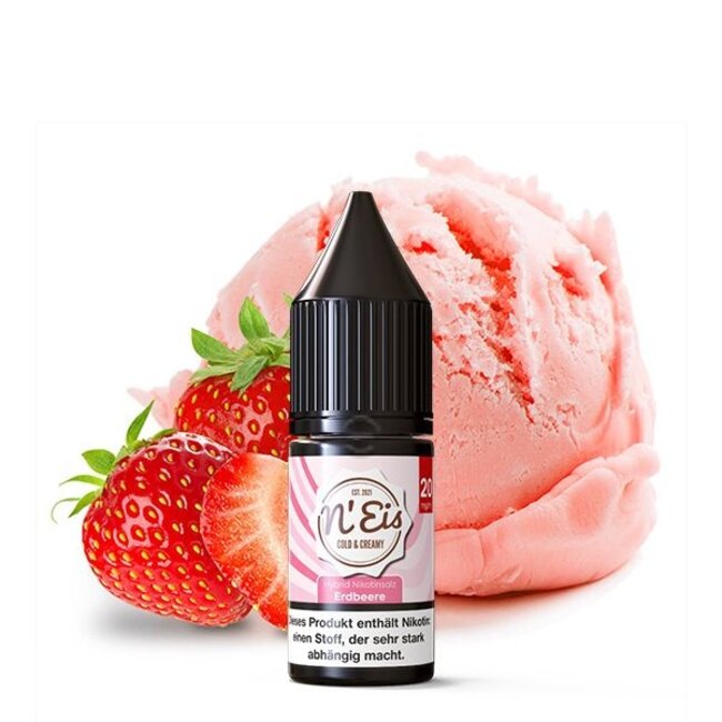 N'EIS Erdbeere Hybrid NicSalt Liquid by n‘Eis