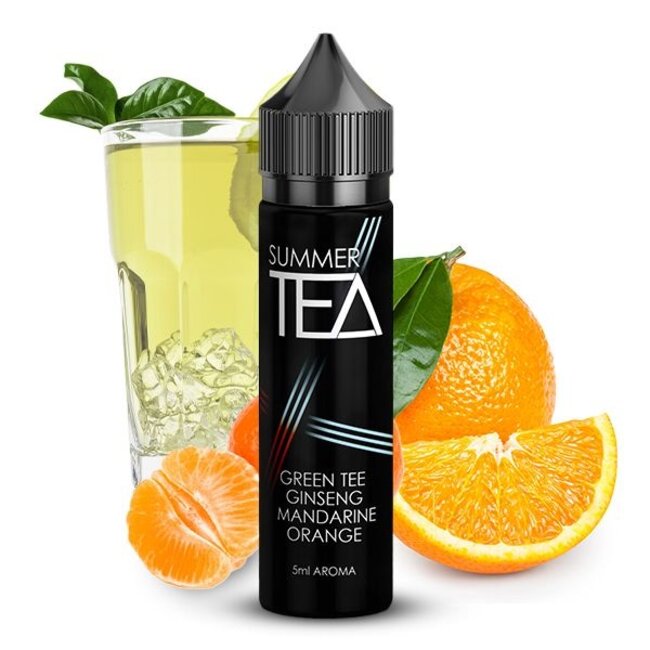 Summer  Tea Green Tea Giseng Mandarine Orange 5ml Longfill Aroma by Summer Tea