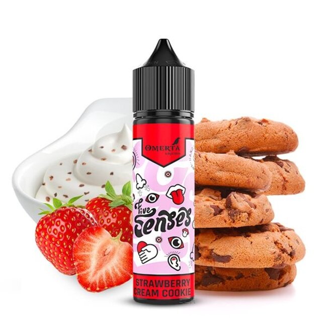 OMERTA 5-SENSES by Omerta Liquids Strawberry Cream Cookies Aroma 15ml