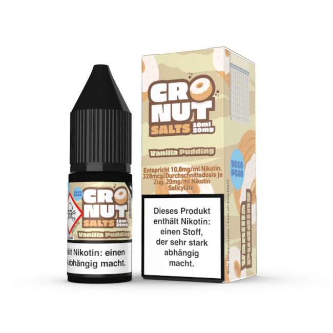 Prohibition Vape Vanilla Pudding - CRONUT Nicsalt 20mg