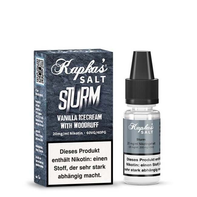 KAPKA'S FLAVA Sturm NicSalt 20mg 10ml Liquid by Kapka’s Flava