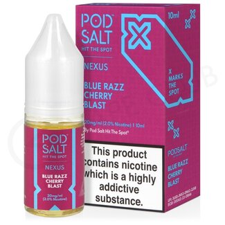 POD SALT POD SALT XTRA Blue Razz Cherry Blast Nikotinsalz Liquid 10 ml