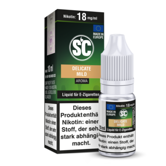 SILVER CONCEPT Delicate Mild TOBACCO E ZIGARETTE LIQUID AROMA