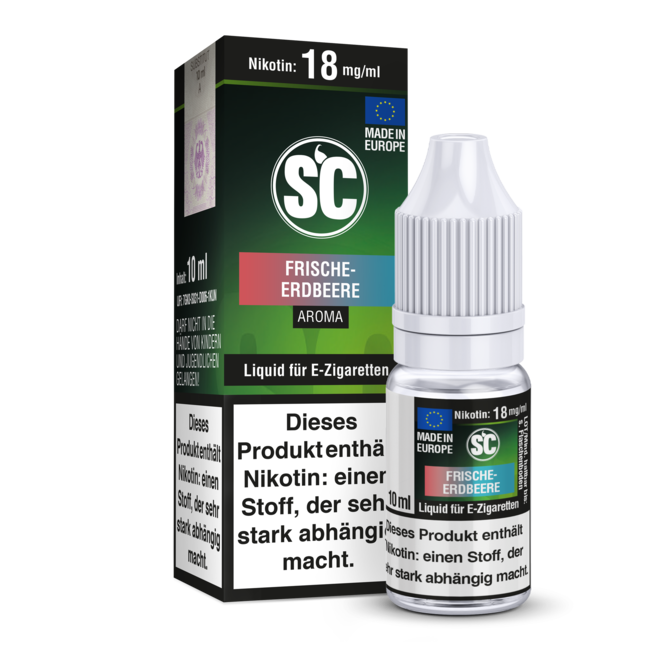 SILVER CONCEPT SC-Frische Erdbeere E-Zigaretten Liquid 10 ml