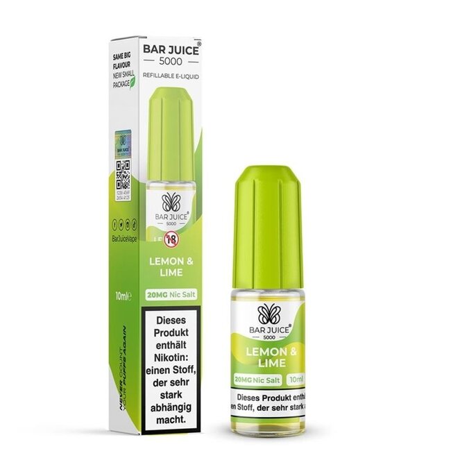 Bar Juice 5000 Lemon & Lime - Bar Juice 5000 Nikotinsalz