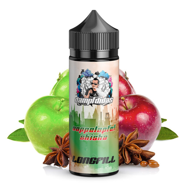 Dampfdidas DAMPFDIDAS DOPPELAPFEL SHISHA AROMA 10ML