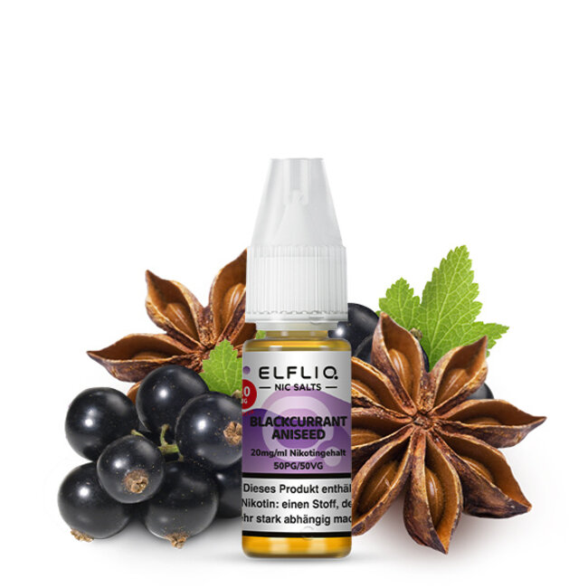 Elfliq Elfliq by Elfbar Nikotinsalz 10ml Liquid  - Blackcurrant Aniseed