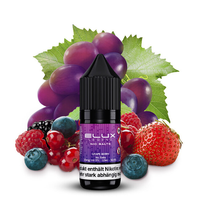 Elux GRAPE BERRY - ELUX  LEGEND Nikotinsalz 10ml