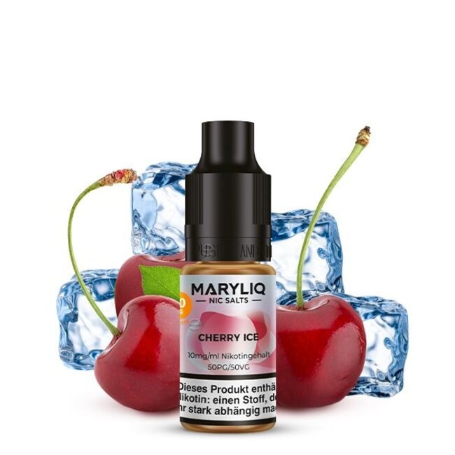 MARYLIQ LOST MARY MARYLIQ  CHERRY ICE  Nikotinsalz E-Liquid 10ml – Erhältlich in 10mg und 20mg Nikotinstärke