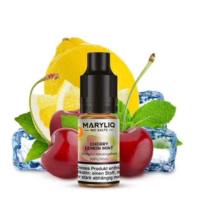 MARYLIQ LOST MARY MARYLIQ  CHERRY LEMON MINT Nikotinsalz E-Liquid 10ml – Erhältlich in 10mg und 20mg Nikotinstärke