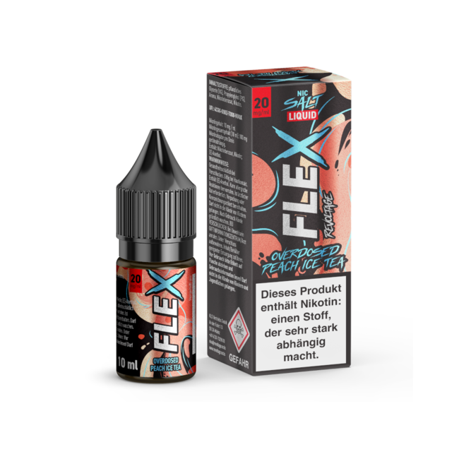 Revoltage Revoltage Flex Overdosed Nikotinsalz - Peach Ice Tea 10ml