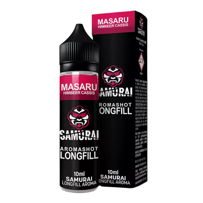 Samurai SAMURAI VAPING Masaru -Himbeer Cassis Aroma 10ml