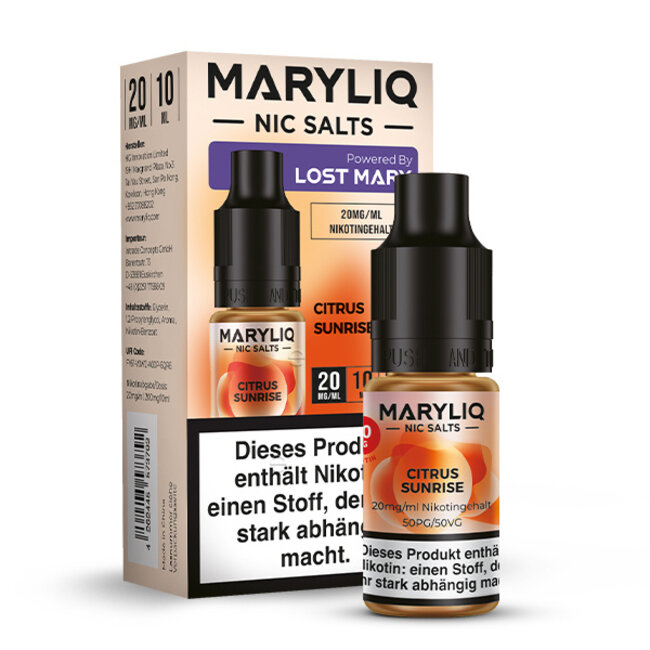 MARYLIQ LOST MARY MARYLIQ Citrus Sunrise Nikotinsalz Liquid 10ml