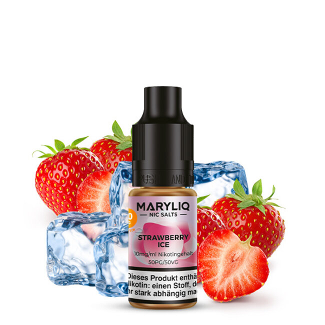 MARYLIQ LOST MARY MARYLIQ Strawberry Ice Nikotinsalz Liquid 10 ml