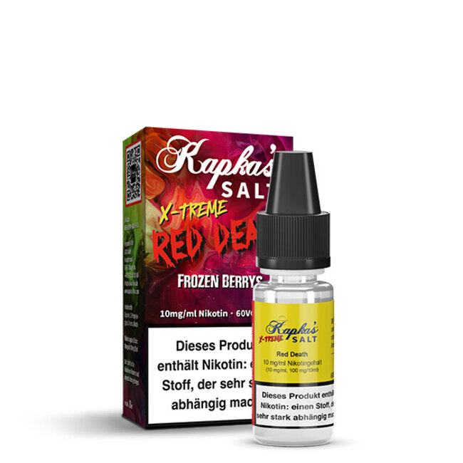 KAPKA'S FLAVA Kapka's- Xtreme -Red Death Nikotinsalz Liquid 10ml