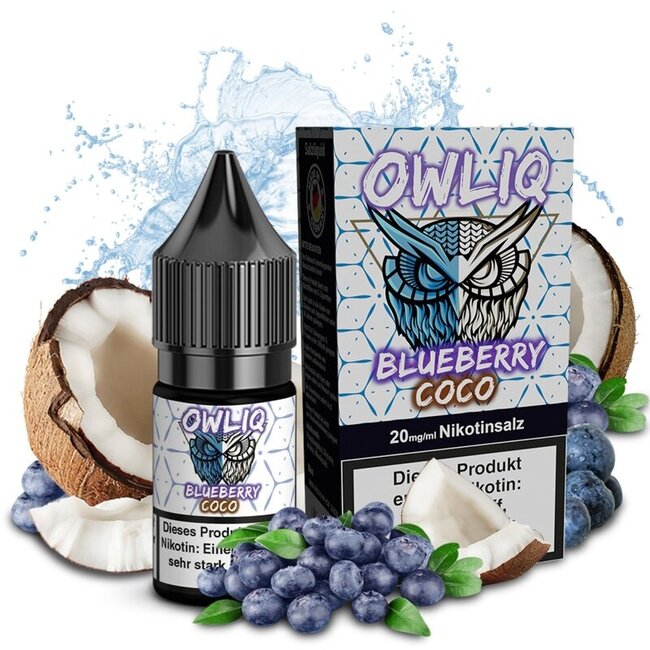 OWL Blueberry Coco - 10ml overdosed Liquid - UltraBio