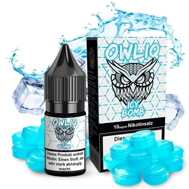 OWL ICY Bomb - 10ml overdosed Liquid -OWLIQ bei Ultrabio