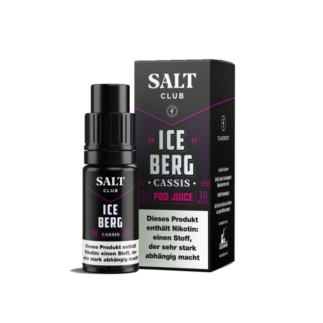 Flavorist Salt Club - Flavorist Iceberg -Cassis- Nikotinsalz Liquid 10ml