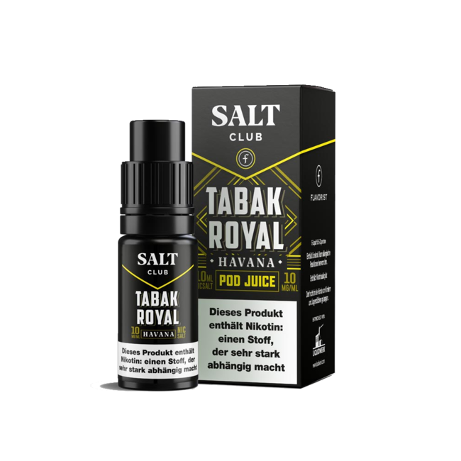 Flavorist Salt Club - Flavorist Tabak Royal -Havana- Nikotinsalz Liquid 10ml
